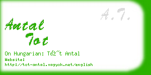 antal tot business card